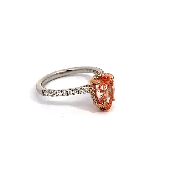 Engagement Ring with Lab Grown Center Stone Image 3 Brax Jewelers Newport Beach, CA