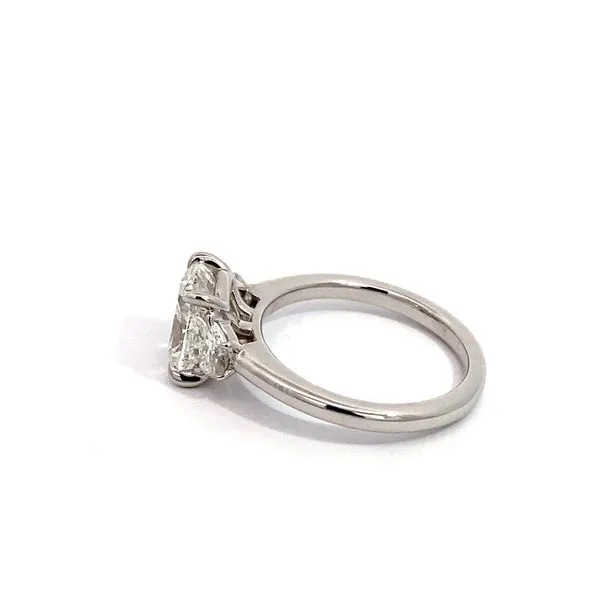 Engagement Ring with Lab Grown Center Stone Image 3 Brax Jewelers Newport Beach, CA