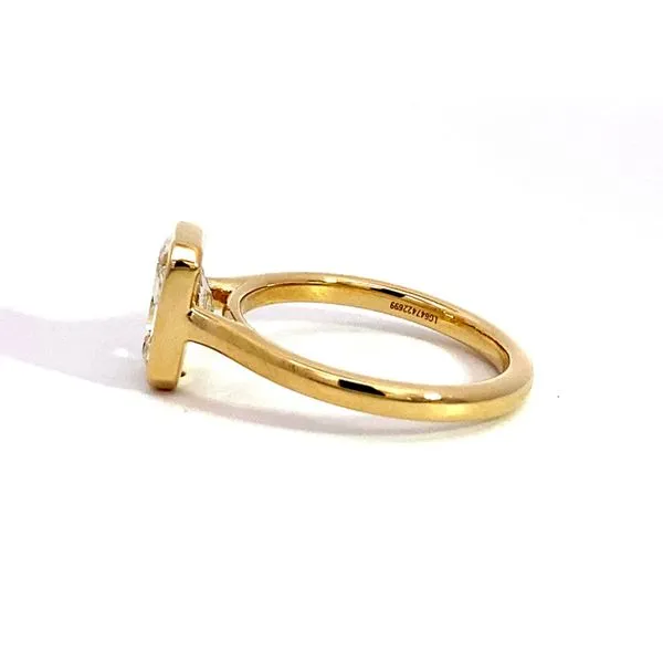 2.04 Lab Grown Engagement Rings With Center Stone 14 Karat Yellow Gold LGD-RVR05032-GY77 - Brax jewelers Image 3 Brax Jewelers Newport Beach, CA