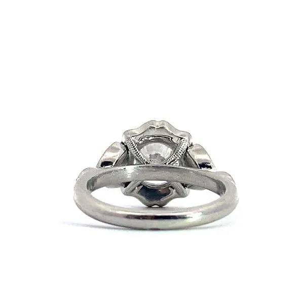 Lady's Platinum Lab Grown Diamond Center Stone Engagement Ring With One 1.74Ct Round G VS1 IGI Certified Laboratory-Grown Diamond Image 2 Brax Jewelers Newport Beach, CA