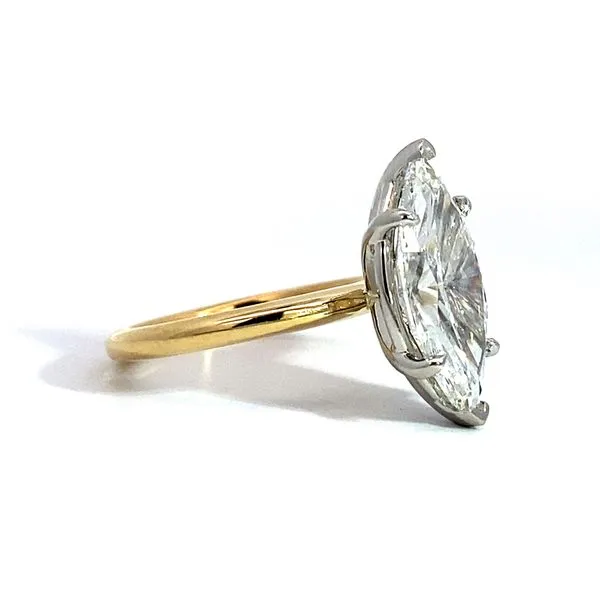Engagement Ring with Lab Grown Center Stone Image 3 Brax Jewelers Newport Beach, CA
