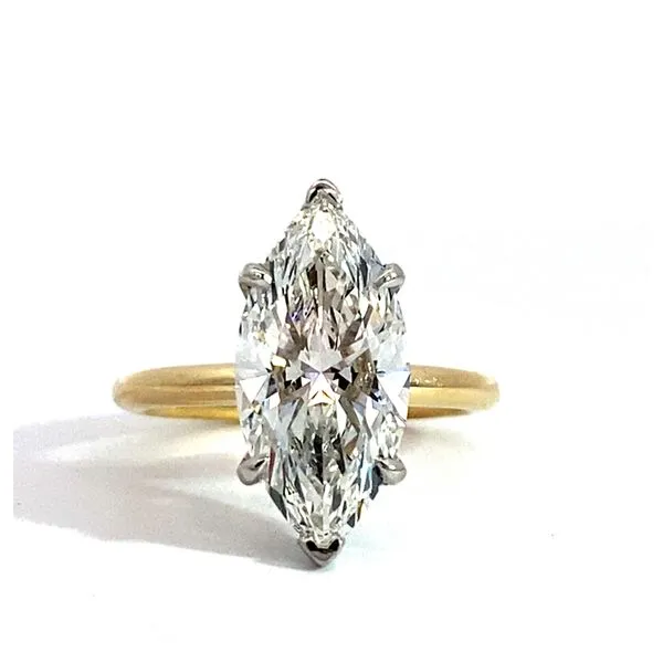 Engagement Ring with Lab Grown Center Stone Brax Jewelers Newport Beach, CA