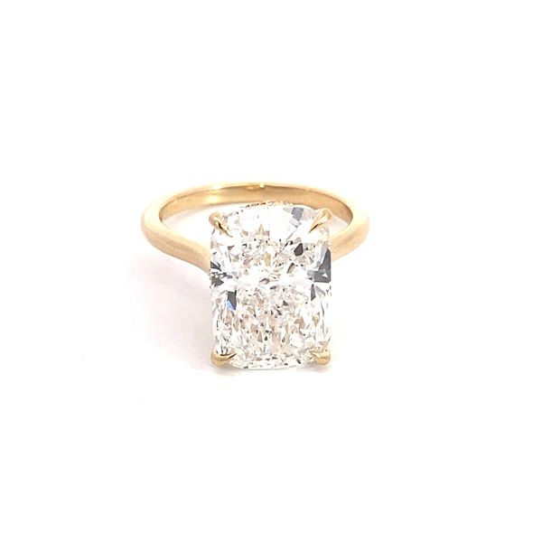 Engagement Ring with Lab Grown Center Stone Image 3 Brax Jewelers Newport Beach, CA