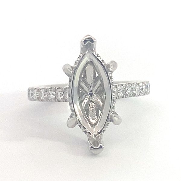 Engagement Ring with Lab Grown Center Stone Brax Jewelers Newport Beach, CA