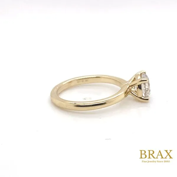 Round Diamond 1.52ct G SI1 Solitaire Engagement Ring in 14K Yellow Gold - IGI Certified - Brax Jewelers Image 5 Brax Jewelers Newport Beach, CA
