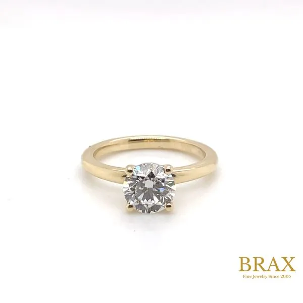 Round Diamond 1.52ct G SI1 Solitaire Engagement Ring in 14K Yellow Gold - IGI Certified - Brax Jewelers Brax Jewelers Newport Beach, CA