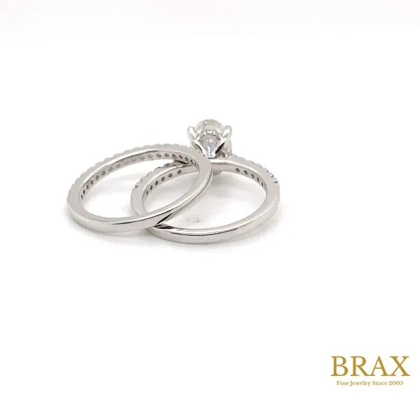 Oval Diamond Engagement Ring with 1.50ct G VS2 Center and Hidden Halo in 14K White Gold - Brax Jewelers Image 5 Brax Jewelers Newport Beach, CA