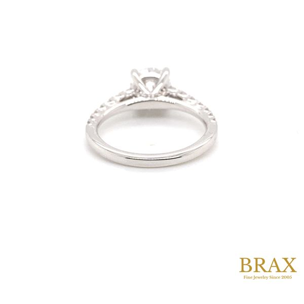 14K White Gold Classic Lab-Grown Diamond Engagement Ring, 1.60ct Round Cut IGI Certified - Brax Jewelers Image 4 Brax Jewelers Newport Beach, CA