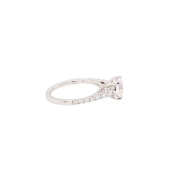 14K White Gold Classic Lab-Grown Diamond Engagement Ring, 1.60ct Round Cut IGI Certified - Brax Jewelers Image 5 Brax Jewelers Newport Beach, CA