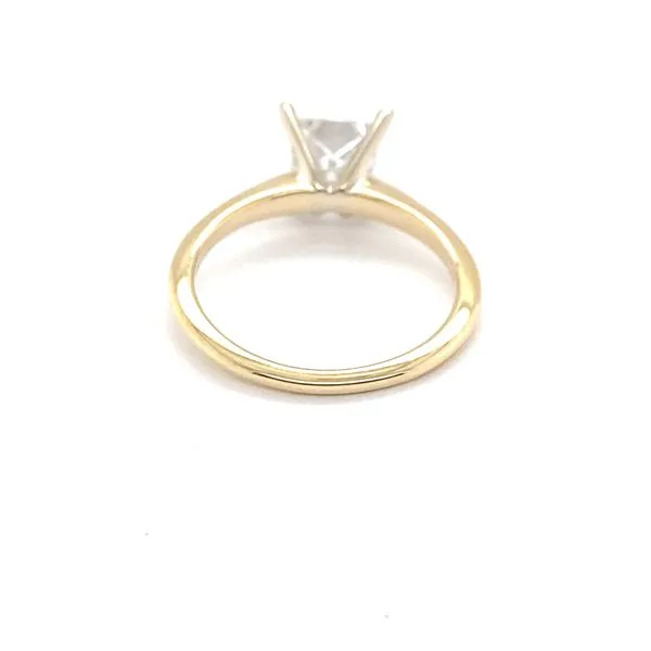 1.50Ct Princess Cut Solitaire Engagement Ring Set In 14 Karat Two-Tone Gold SOL-150PC-LD - Brax Jewelers Image 4 Brax Jewelers Newport Beach, CA