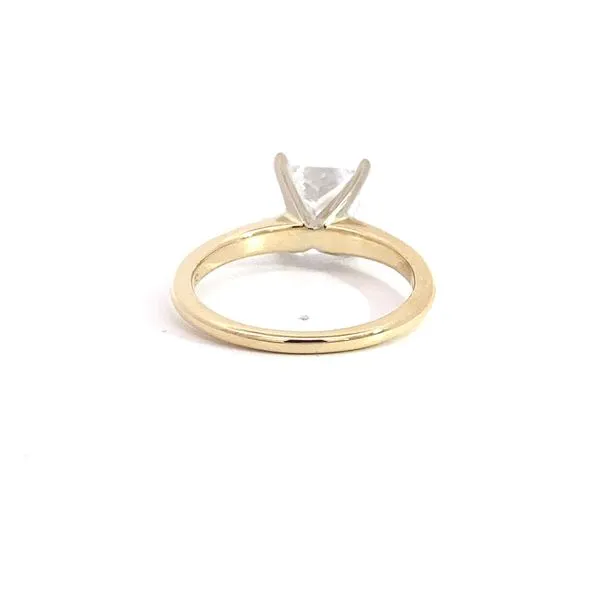 2.03Ct Princess Cut Solitaire Engagement Ring Set In 14 Karat Two-Tone Gold SOL-200PC-LD - Brax jewelers Image 4 Brax Jewelers Newport Beach, CA
