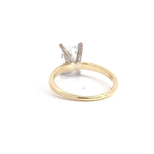 2.09Ct Radiant Cut Solitaire Engagement Ring Set In 14 Karat Two-Tone Gold SOL-200RAC-LD - Brax jewelers Image 4 Brax Jewelers Newport Beach, CA