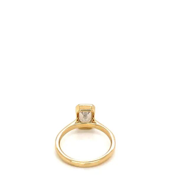 2.02 Solitaire Lab Grown Engagement Rings With Center Stone 14 Karat Yellow Gold  - Brax jewelers Image 2 Brax Jewelers Newport Beach, CA