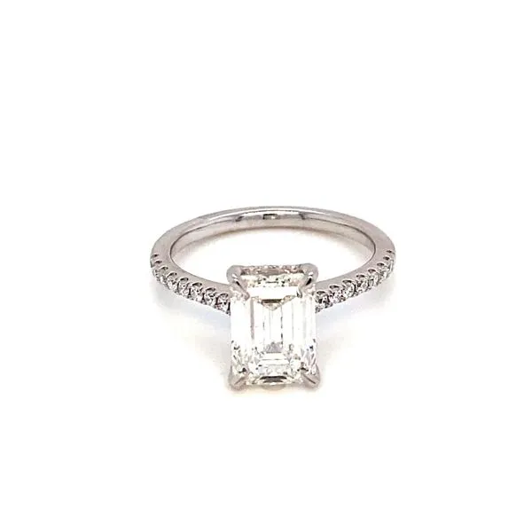Engagement Ring with Lab Grown Center Stone Image 2 Brax Jewelers Newport Beach, CA