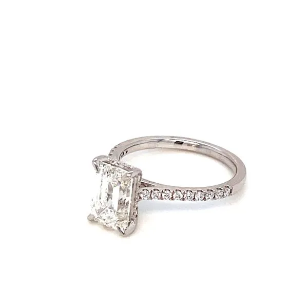 Engagement Ring with Lab Grown Center Stone Image 4 Brax Jewelers Newport Beach, CA