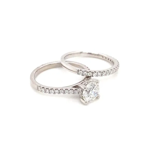 1.22 Lab Grown Engagement Rings With Center Stone 14 Karat White Gold LGDJOR6468R125GW77 - Brax jewelers Image 2 Brax Jewelers Newport Beach, CA