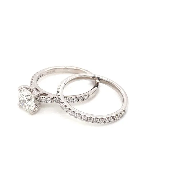 1.22 Lab Grown Engagement Rings With Center Stone 14 Karat White Gold LGDJOR6468R125GW77 - Brax jewelers Image 3 Brax Jewelers Newport Beach, CA
