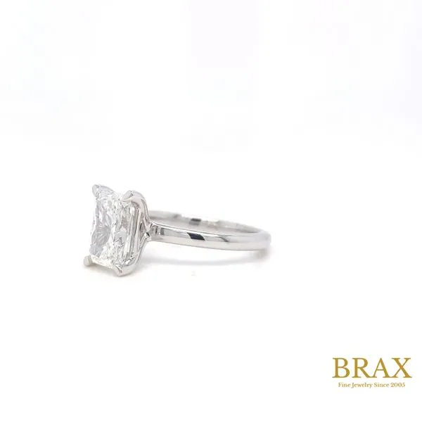 Solitaire 14K White Gold Engagement Ring with 2.17ct Radiant F VS2 Diamond - IGI Certified - Brax Jewelers Image 4 Brax Jewelers Newport Beach, CA