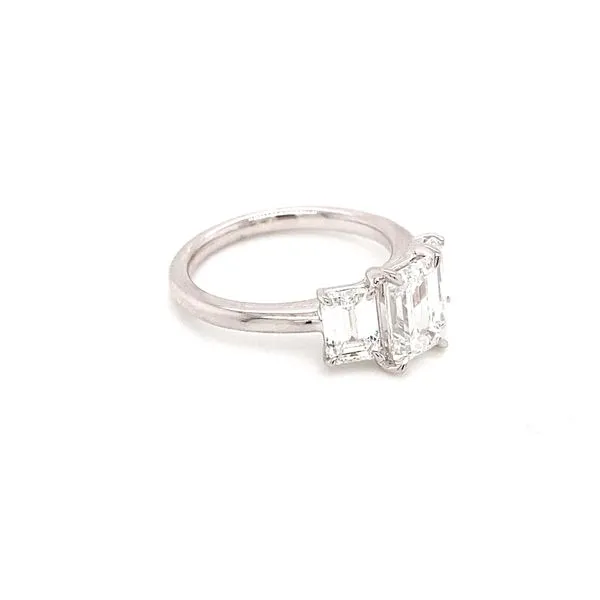 Engagement Ring with Lab Grown Center Stone Image 2 Brax Jewelers Newport Beach, CA