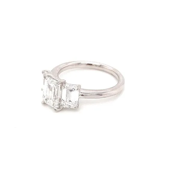 Engagement Ring with Lab Grown Center Stone Image 3 Brax Jewelers Newport Beach, CA