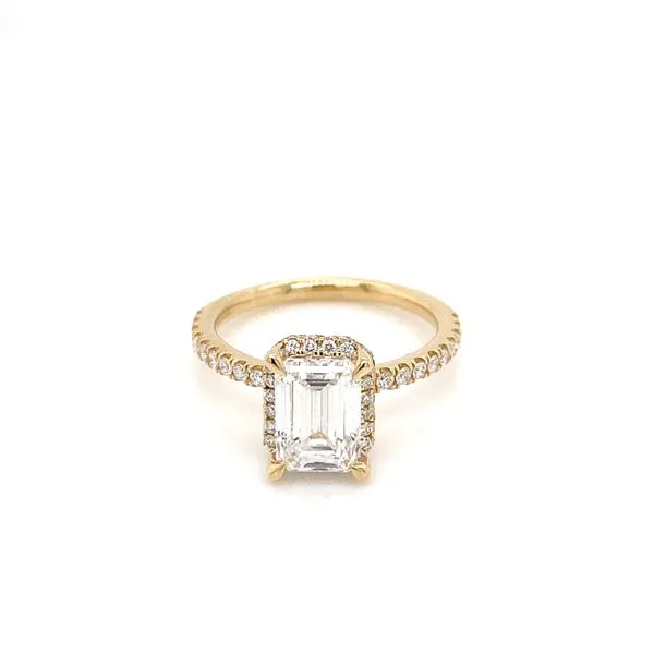 2.09 Lab Grown Engagement Rings With Center Stone 14 Karat Yellow Gold LGTXR07216E200-GY3 - Brax jewelers Brax Jewelers Newport Beach, CA