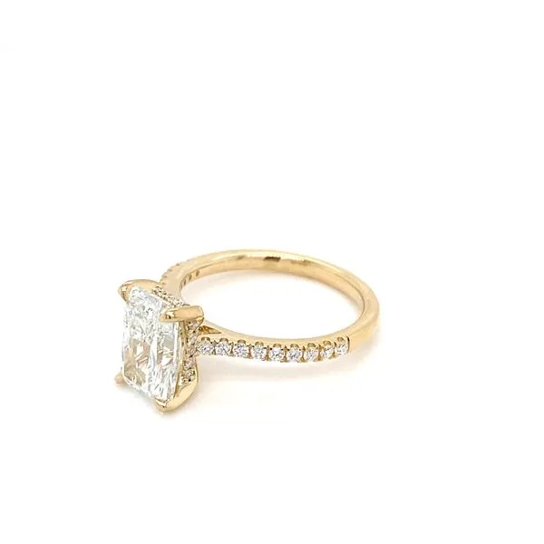 2.59 Lab Grown Engagement Rings With Center Stone 14 Karat Yellow Gold LGD-TXR03309-GY3-E - Brax jewelers Image 3 Brax Jewelers Newport Beach, CA