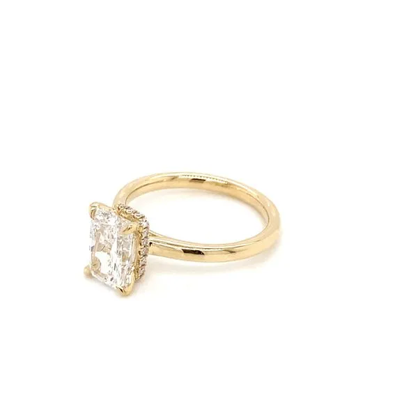 2.08 Lab Grown Engagement Rings With Center Stone 14 Karat Yellow Gold LGTXR07876T200-GY3 - Brax jewelers Image 3 Brax Jewelers Newport Beach, CA