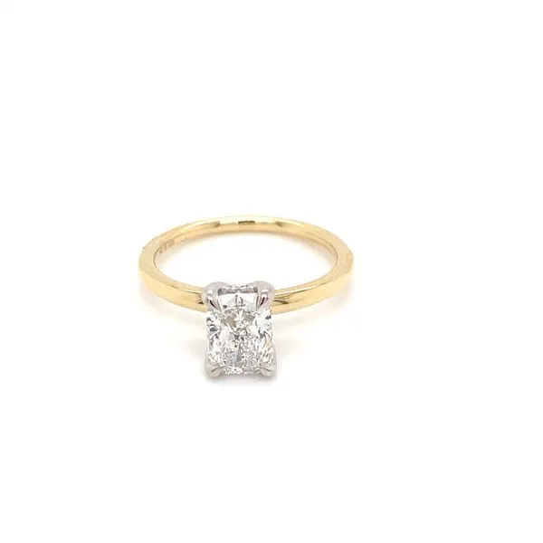 1.30 Lab Grown Engagement Rings With Center Stone 14 Karat Two-Tone Gold LGD-JOR5899X2-GT77 - Brax jewelers Brax Jewelers Newport Beach, CA