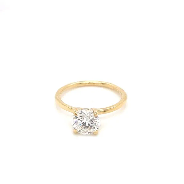 1.45 Lab Grown Engagement Rings With Center Stone 14 Karat Yellow Gold LGDJOR5529R150GY77 - Brax jewelers Brax Jewelers Newport Beach, CA