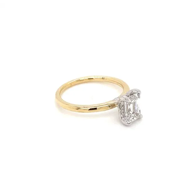 1.30 Lab Grown Engagement Rings With Center Stone 14 Karat Yellow Gold LGD-JOR5907X1-GT77 - Brax jewelers Image 2 Brax Jewelers Newport Beach, CA