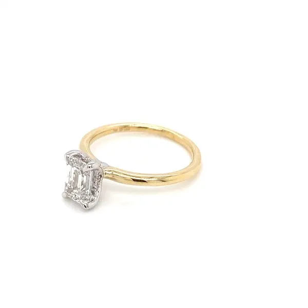 1.30 Lab Grown Engagement Rings With Center Stone 14 Karat Yellow Gold LGD-JOR5907X1-GT77 - Brax jewelers Image 3 Brax Jewelers Newport Beach, CA