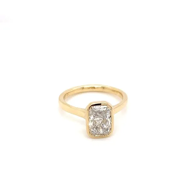 2.04 Lab Grown Engagement Rings With Center Stone 14 Karat Yellow Gold LGD-RVR05032-GY77 - Brax jewelers Brax Jewelers Newport Beach, CA