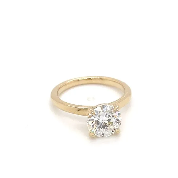 2.07 Solitaire Lab Grown Engagement Rings With Center Stone 14 Karat Yellow Gold LGD-JOR1935-GY3 - Brax jewelers Brax Jewelers Newport Beach, CA