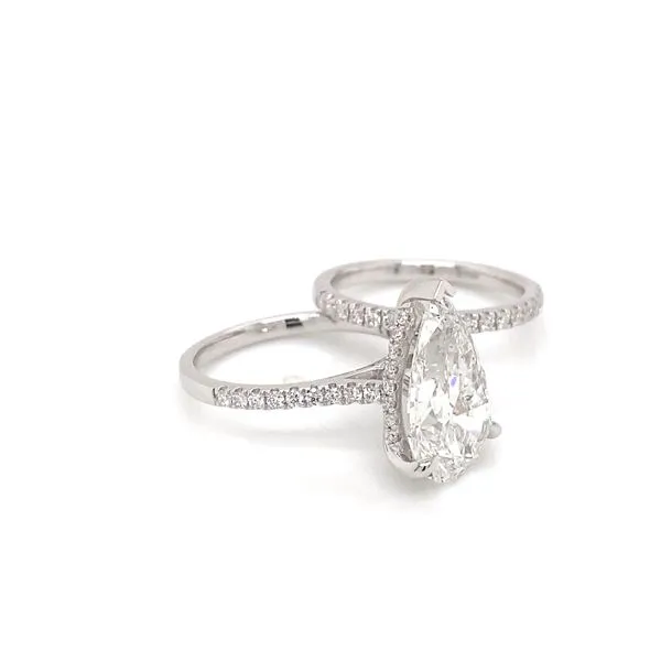 5.27 Solitaire Lab Grown Engagement Rings With Center Stone 14 Karat White Gold LG-TXR05686WS-GW77 - Brax jewelers Image 2 Brax Jewelers Newport Beach, CA