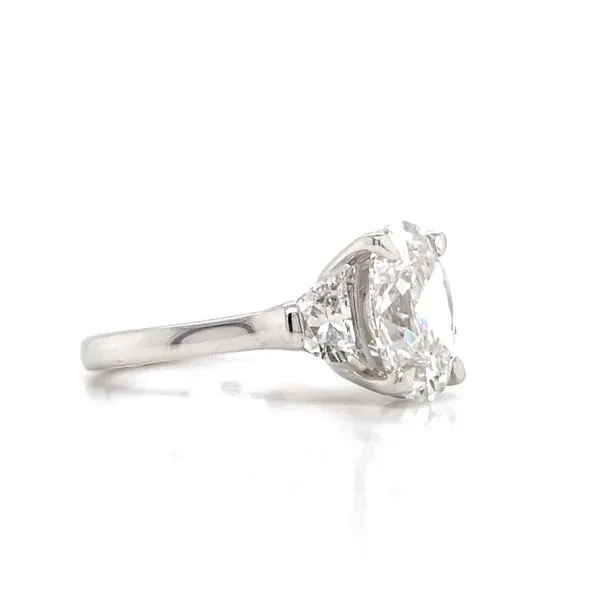 Engagement Ring with Lab Grown Center Stone Image 3 Brax Jewelers Newport Beach, CA