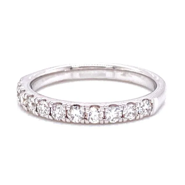 0.50 Diamond Wedding Bands - Women's 14 Karat White Gold b7003b4w050-11stn - Brax jewelers Image 2 Brax Jewelers Newport Beach, CA