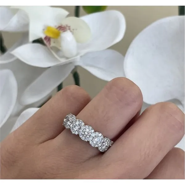 1.00 Diamond Wedding Bands - Women's 14 Karat White Gold WB9458N - Brax jewelers Image 5 Brax Jewelers Newport Beach, CA