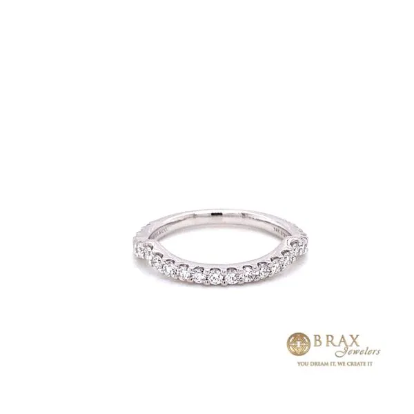 0.50 Curved Diamond Wedding Bands - Women's 14 Karat White Gold WB0000W44JJ.0411 - Brax jewelers Brax Jewelers Newport Beach, CA