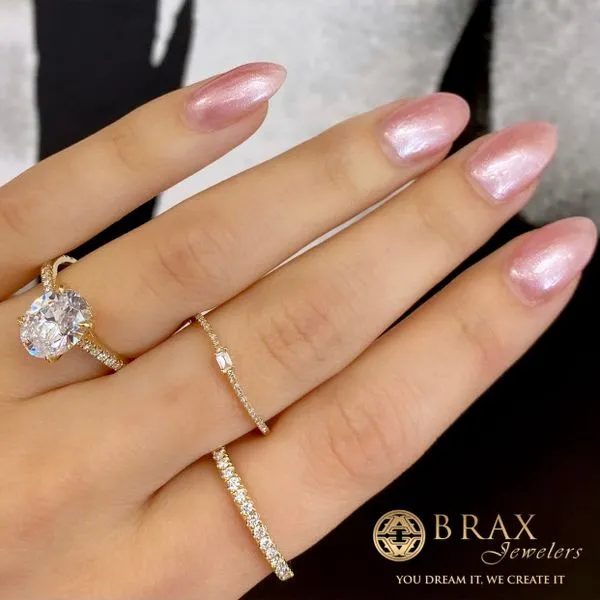 0.58 Eternity Diamond Wedding Bands - Women's 14 Karat Yellow Gold sc22004438EZ7 - Brax jewelers Image 3 Brax Jewelers Newport Beach, CA