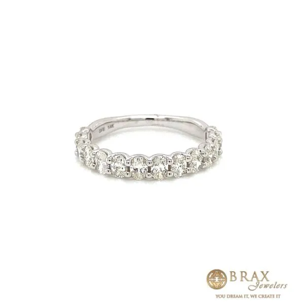 1.10 Diamond Wedding Bands - Women's 14 Karat White Gold W901410 - Brax jewelers Brax Jewelers Newport Beach, CA