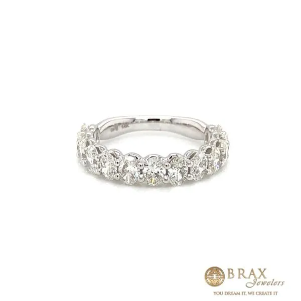 2.00 Diamond Wedding Bands - Women's 14 Karat White Gold  - Brax jewelers Brax Jewelers Newport Beach, CA