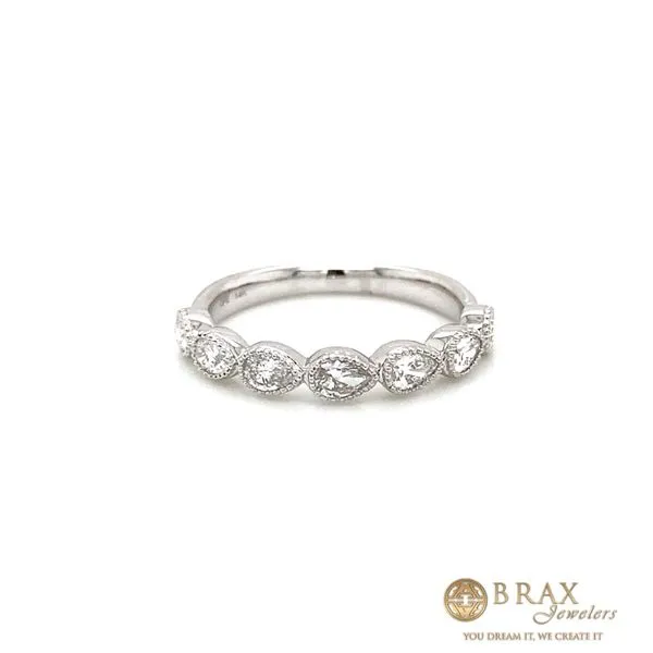 0.60 Diamond Wedding Bands - Women's 14 Karat White Gold  - Brax jewelers Brax Jewelers Newport Beach, CA