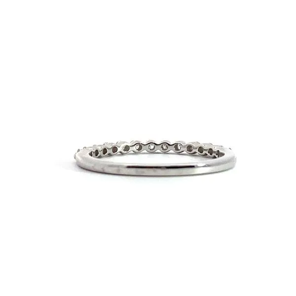 Lady's 18 Karat White Gold Natural Diamond Wedding Band Image 2 Brax Jewelers Newport Beach, CA