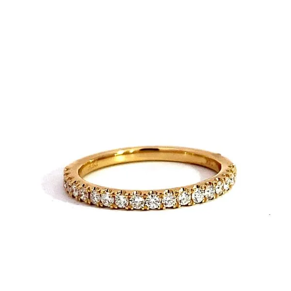 Lady's 14 Karat Yellow Gold Natural Diamond Wedding Band With 0.35Tw Round G VS2 Diamonds Brax Jewelers Newport Beach, CA