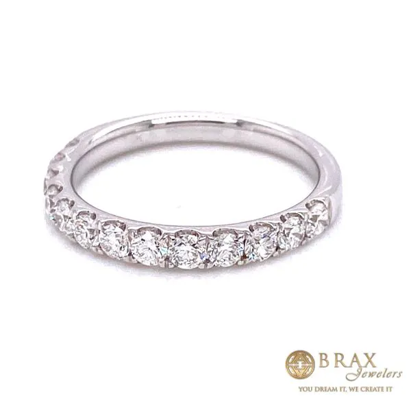 Natural Diamond Wedding Band With 0.78Tw Round G VS2 Diamonds Image 2 Brax Jewelers Newport Beach, CA