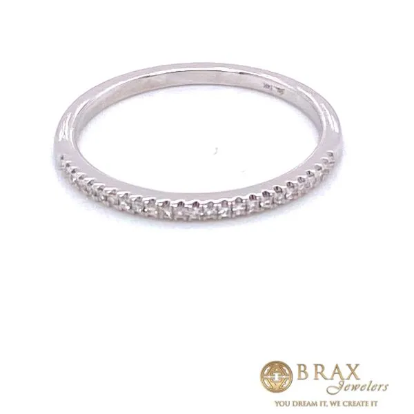 Lady's 14 Karat White Gold Natural Diamond Wedding Band With 0.08Tw Round Diamonds SC55002542 - Brax Jewelers Image 2 Brax Jewelers Newport Beach, CA