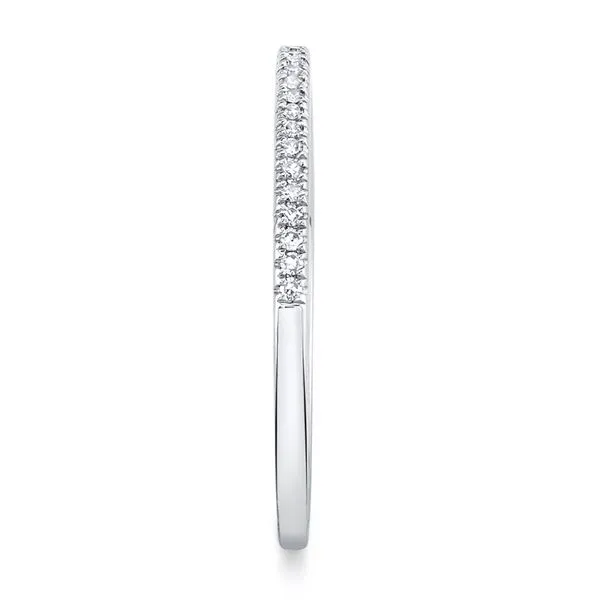 Lady's 14 Karat White Gold Natural Diamond Wedding Band With 0.08Tw Round Diamonds SC55002542 - Brax Jewelers Image 3 Brax Jewelers Newport Beach, CA