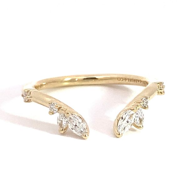 .20Tw Lady's Natural Diamond Wedding Band Set In 14 Karat Yellow Gold Brax Jewelers Newport Beach, CA
