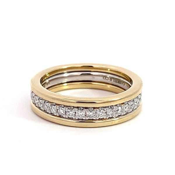 0.33Tw Natural Diamond Wedding Band 14K Two-Tone Gold Brax Jewelers Newport Beach, CA