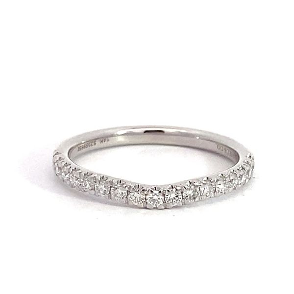 .30Tw Lady's Natural Diamond Wedding Band Set In 14 Karat White Gold Brax Jewelers Newport Beach, CA